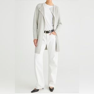 J Crew Juliette Collarless Sweater-blazer XS